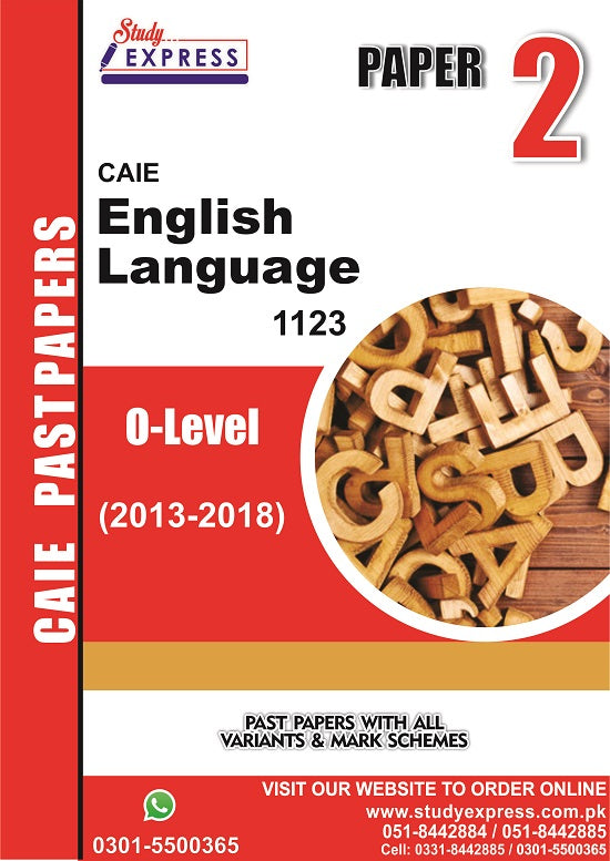 English Language 1123 P2 Past Papers (2016-2023)