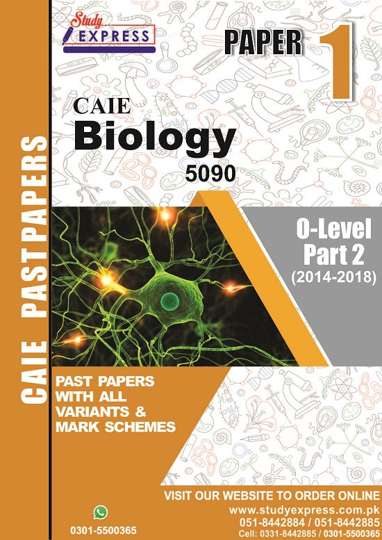 Biology 5090 P1 Past Paper Part 2 (2016-2021)