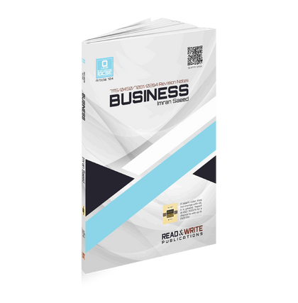 124 Business O-Level/IGCSE Revision Notes Series By Mr. Imran Saeed