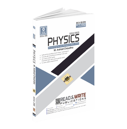 286 Physics OLevel/IGCSE Revision Notes Series By Mr. Arshad Chaudary