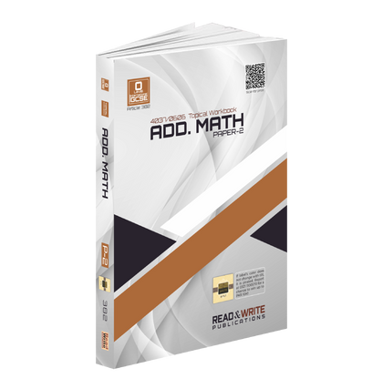 382 Add Mathematics O Level/IGCSE Paper-2 Topical Workbook By Editorial Board By M. Ibrahim Ayoubi