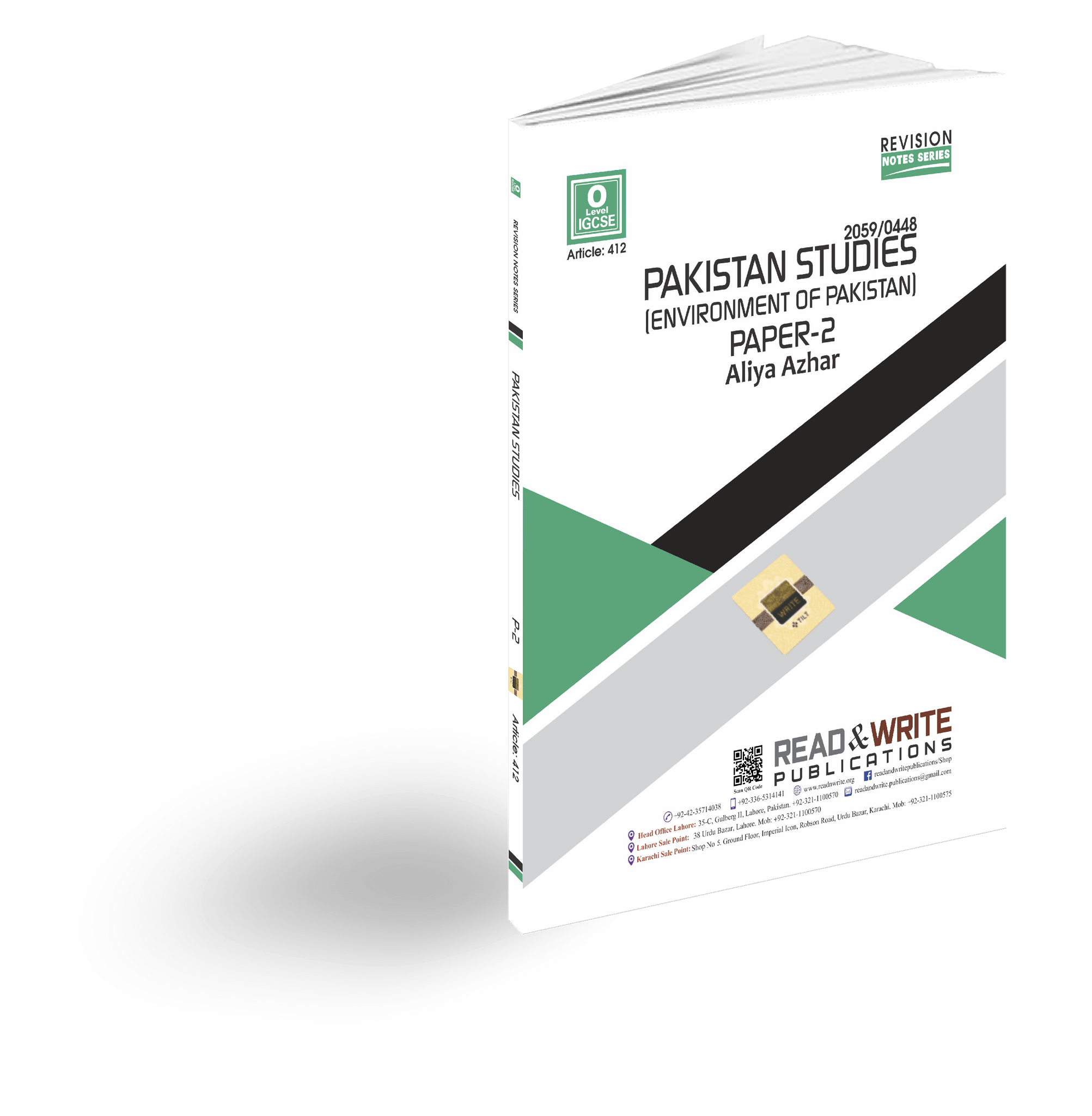 412 Pakistan Studies O-Level/IGCSE Paper-2 Environmental Of Pakistan