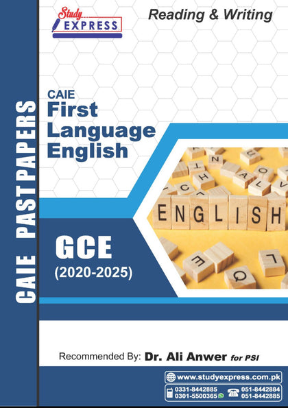 English Language Past Paper(2020-25) Recommended By DR. Ali Anwar for PSI
