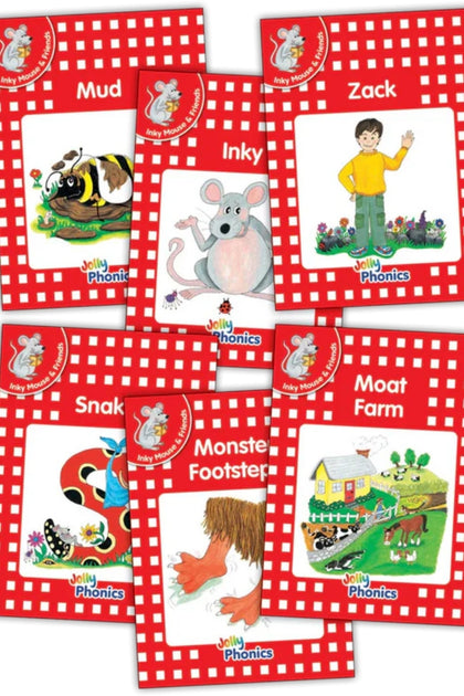 Jolly Phonics Readers Level 3 Inky &amp; Friends red level 1