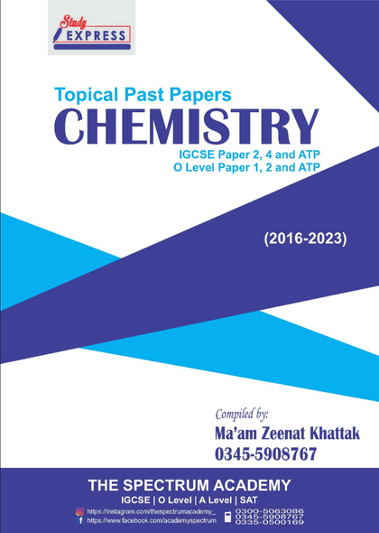 IGCSE/GCE CHEMISTRY TOPICAL PASTPAPERS(2019-23) BY MAM ZEENAT KHATTAK