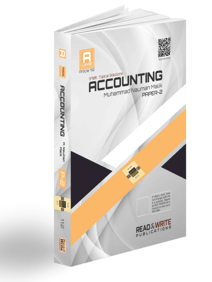 Accounting AS Level Paper 2 Topical Worked Solutions