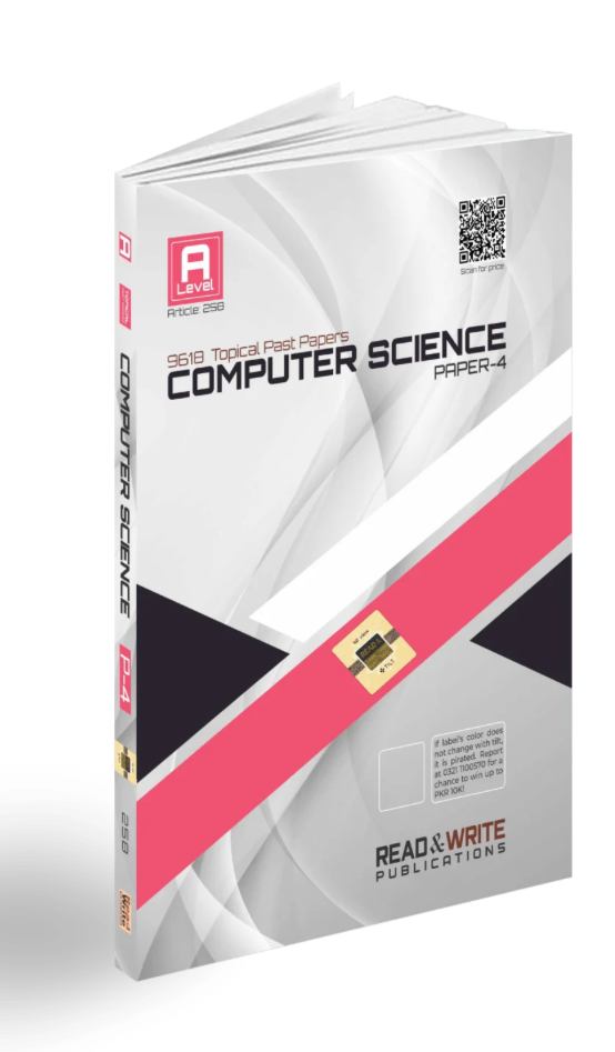 Computer Science A – Level Paper-4 Topical Workbook