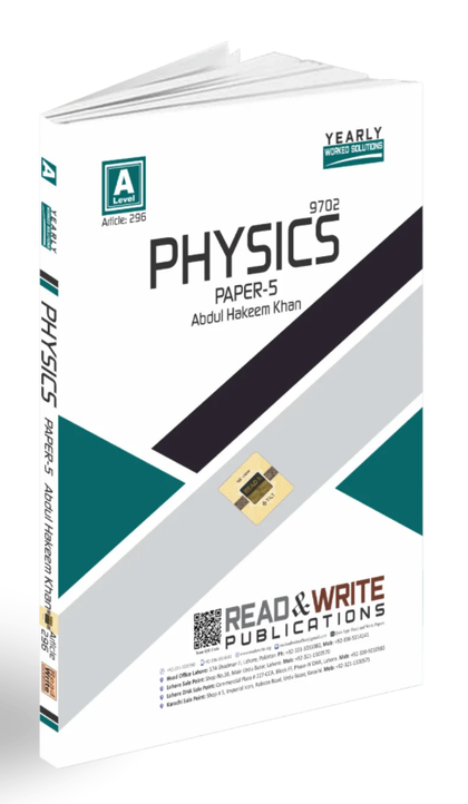 Physics A Level Paper 5 Yearly Worked Solutions 9702