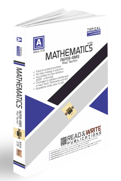 Mathematics A Level Paper-4 (M1) Topical Worked Solutions