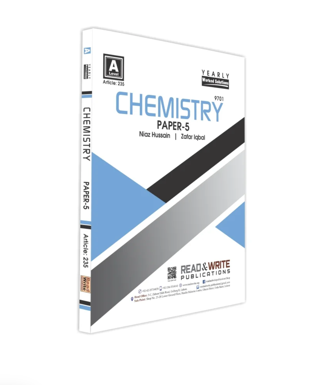 Chemistry A Level Book Paper 5 Yearly worked solutions