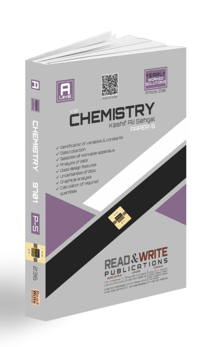 Chemistry A Level Paper-5 Worked Solutions