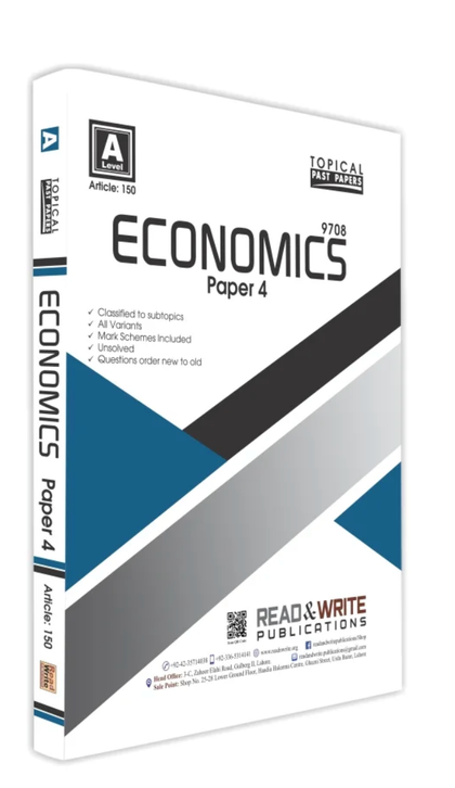Economics AS Level Classified and Topical Paper 4