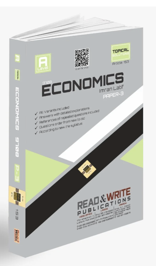Economics A Level Topical Solved Paper 3