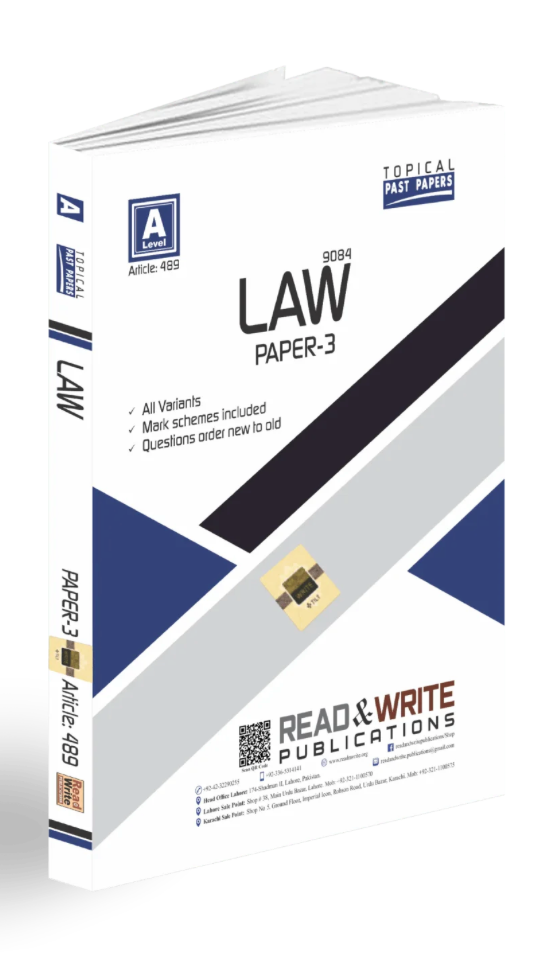 Law Paper 3 Topical Past Paper