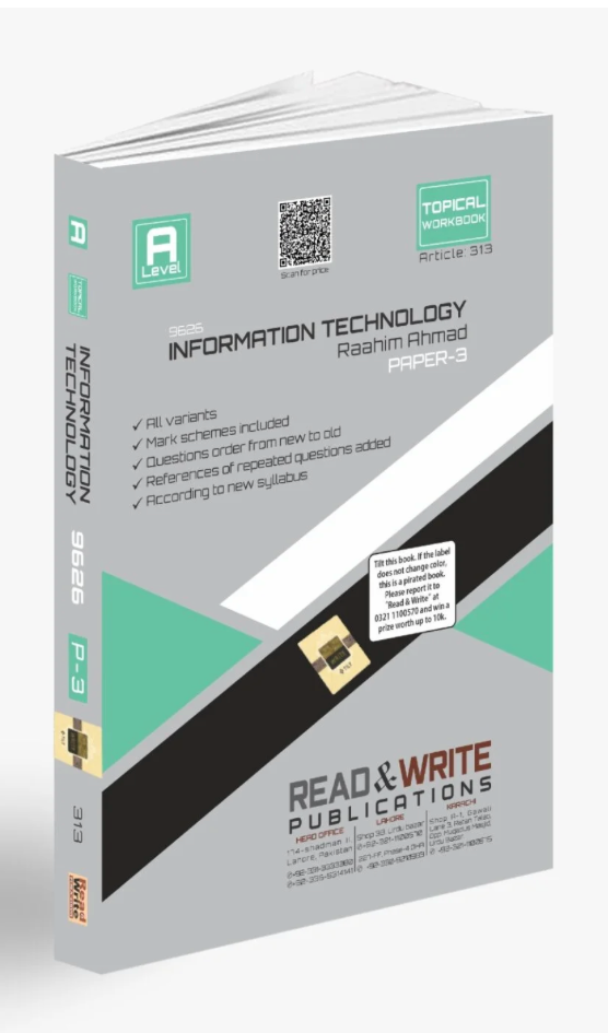 A-Level Information Technology Paper-3 Topical Workbook