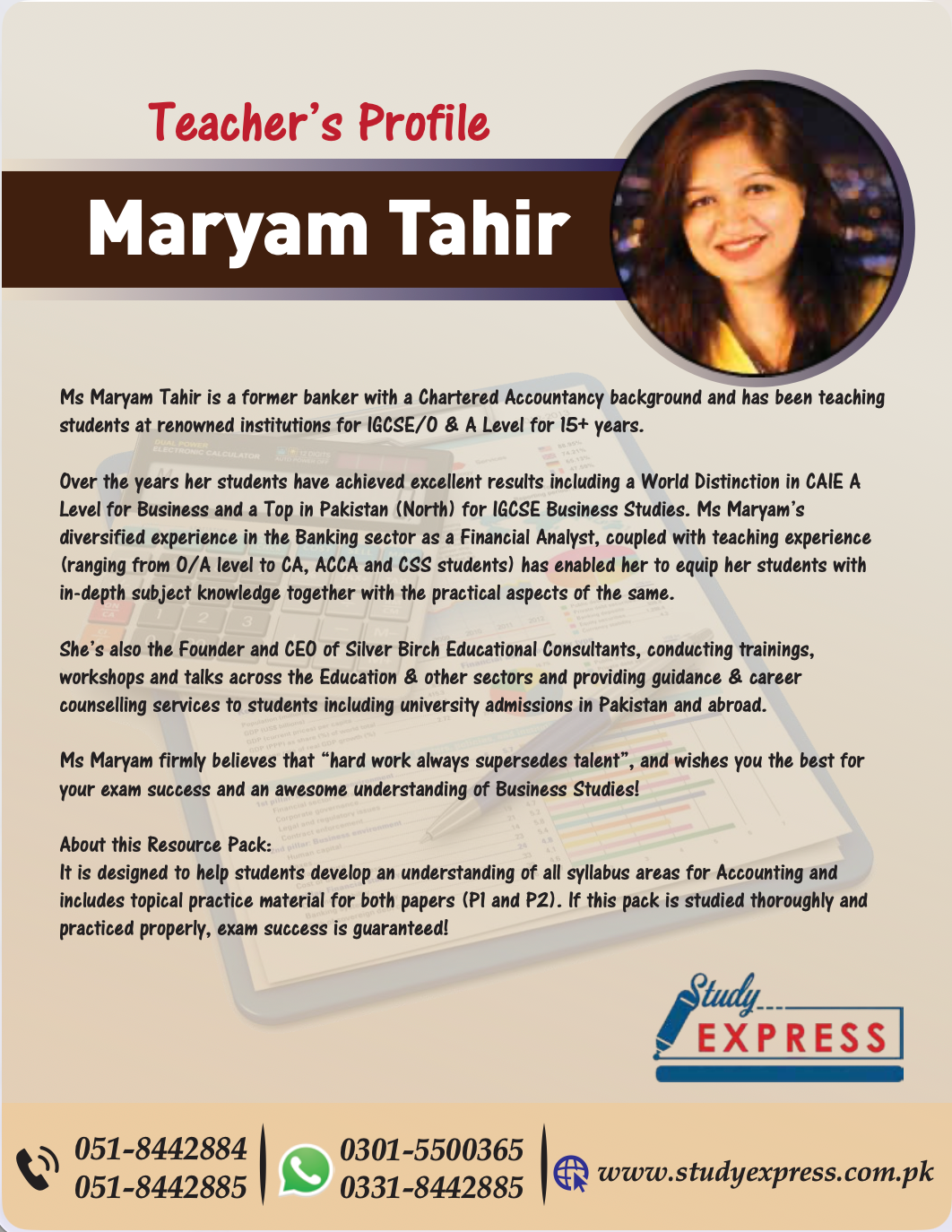 IGCSE/O-Level Accounting(0452/7707) Resource Pack By Maryam Tahir