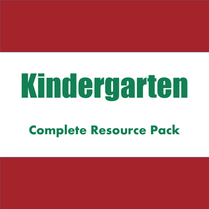 Kindergarden Complete Resource Pack