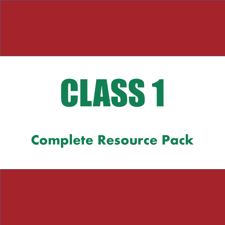 CLASS 1 Complete Resource Pack