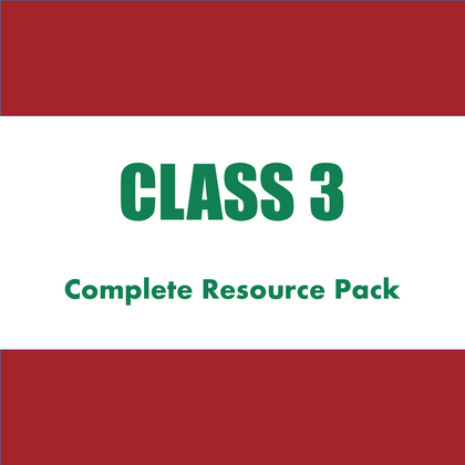 CLASS 3 Complete Resource Pack