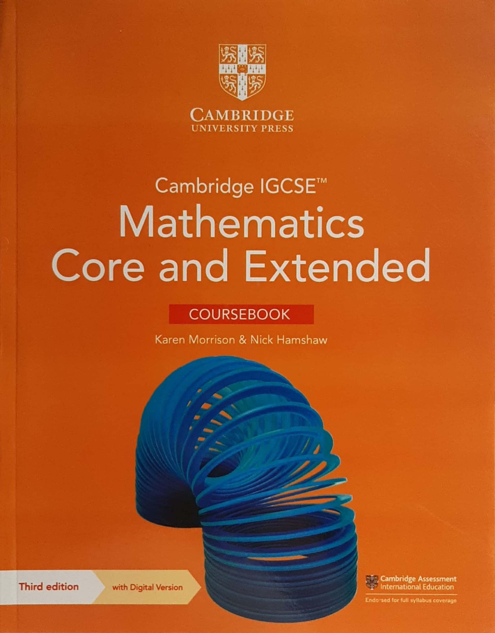 Mathematics Cambridge IGCSE Mathematics Core and Extended Course Book By Karen Morrision and Nick Hamshaw (Low Price Edition)