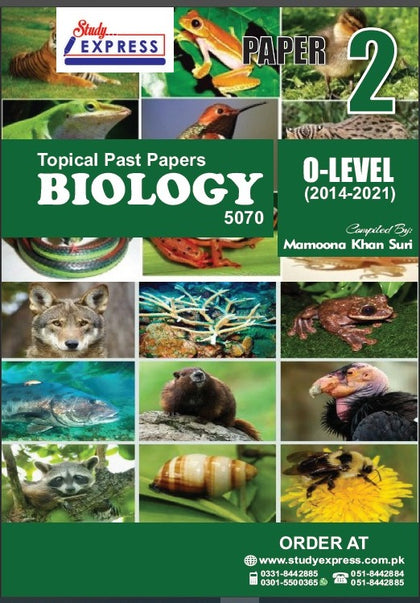 Biology(0570) Topical Past Papers P2 By Ma'am Mamoona Khan Suri