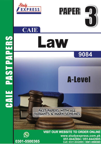 A-Level Law (9084) Paper 3 (2021-2025)