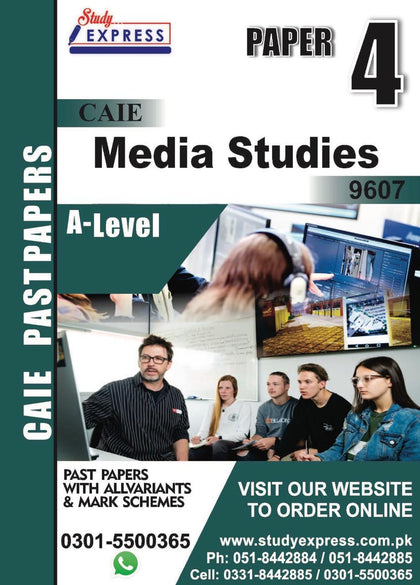 A-Level Media Studies  (9607) Paper 4 (2021-2025)