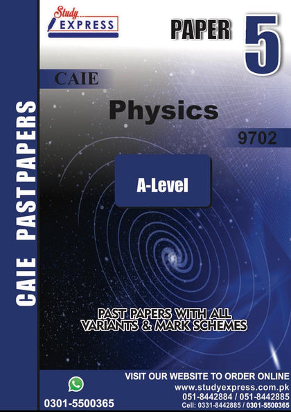 A-Level Physics  (9702) Paper 5 (2021-2025)