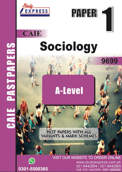 A-Level Sociology (9699) Paper 1 (2021-2025)