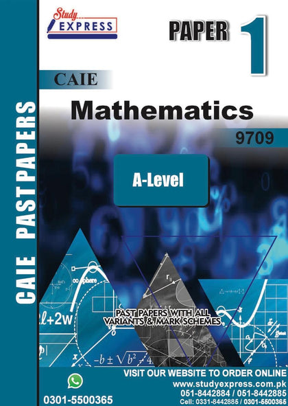 A-Level Mathematics  (9709) Paper 1 (2021-2025)