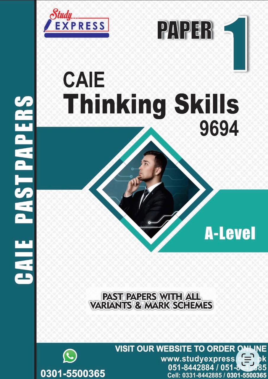 A-Level Thinking Skills (9694) Paper 1 (2021-2025)