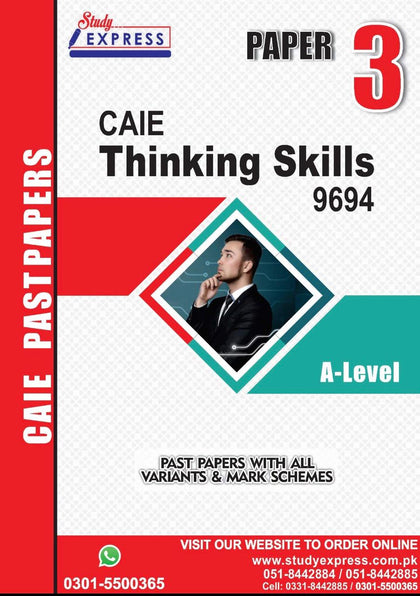 A-Level Thinking Skills (9694) Paper 3 (2021-2025)