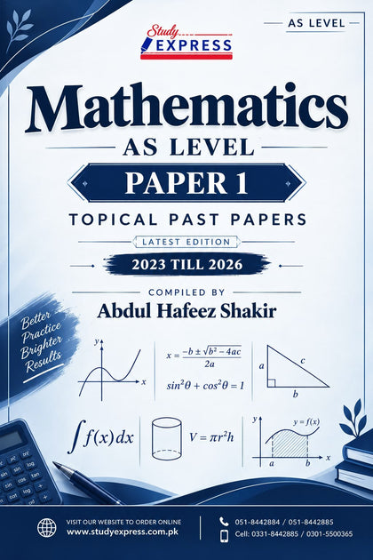 AS-Level Mathematics Paper-1 (2023-2026) Compiled By: Abdul Hafeez Shakir