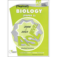 RedSpot Cambridge AS-Level Biology (9700) P-2 Topical Worked Solutions
