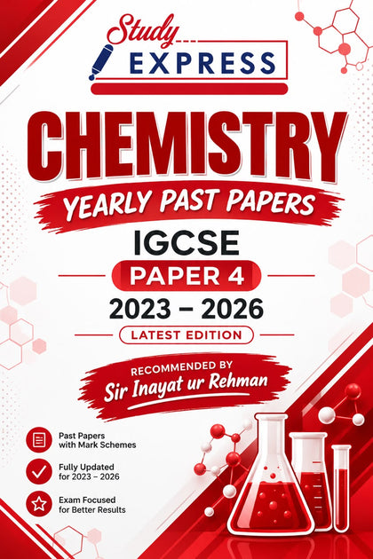IGCSE Chemistry  Paper 4 (2023-2026) Latest BY Sir Inayat ur Rehman