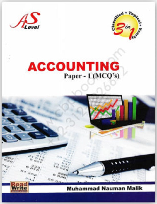 AS Level Accounting Paper 1 MCQs 2018 By M Nauman Malik – Read & Write