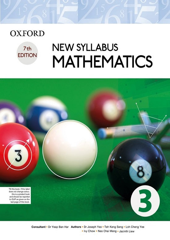 New Syllabus Mathematics Book 3 Seventh Edition