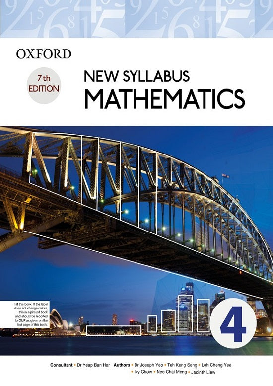 New Syllabus Mathematics Book 4 Seventh Edition