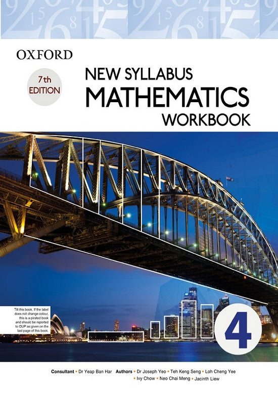 New Syllabus Mathematics Workbook 4 Seventh Edition