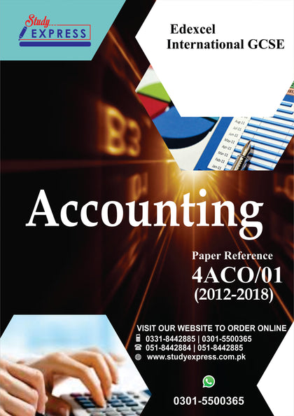 Edexcel IGCSE Accounting Paper 1 AC Past Papers (2012-2018)
