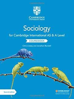 Cambridge International AS and A Level Sociology 9699 Coursebook