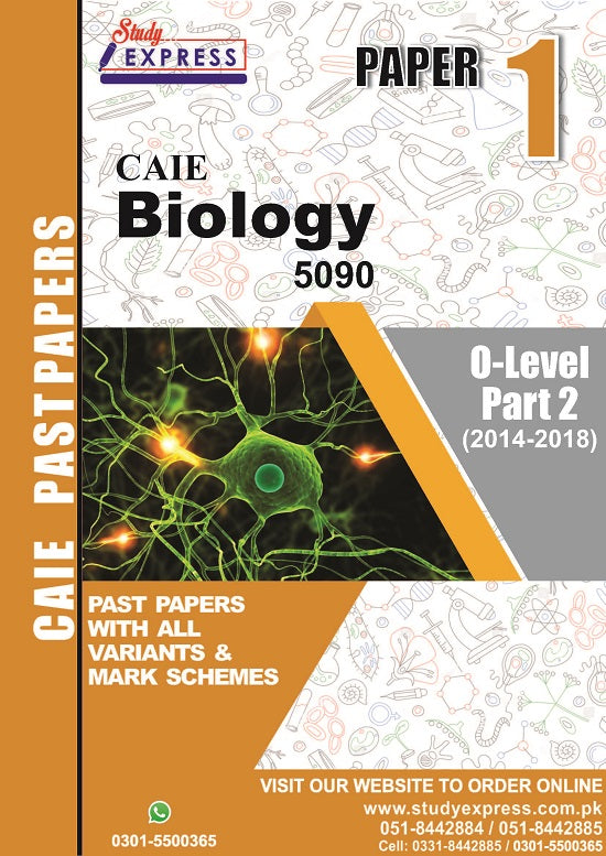 Biology 5090 P1 Past Paper Part 2 (2016-2021)
