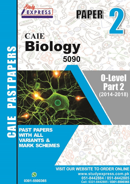 Biology 5090 P2 Past Paper Part 2(2016-2021)