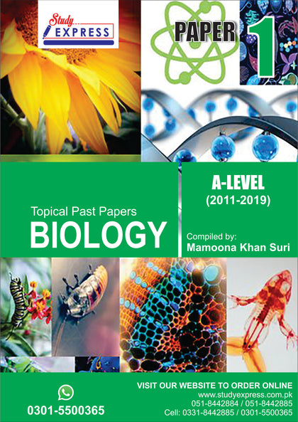 AS-LEVEL BIOLOGY ( 9700 ) PAPER1 TOPICAL PAST PAPERS  (2011-2022 ) COMPILED BY: Mamoona Khan Suri