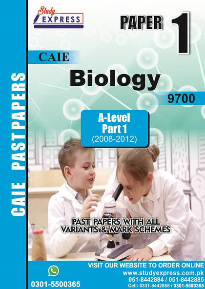 Biology 9700 P1 Past Papers Part 1 (2008-2015)