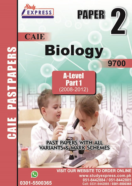 Biology 9700 P2 Past Papers Part 1 (2008-2015)