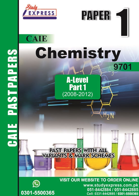 Chemistry 9701 P1 Past Paper Part 1 (2010-2015)