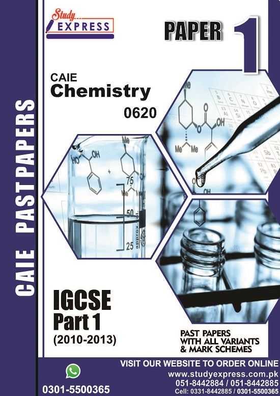 Chemistry 0620 P1 Past Paper Part 1 (2010-2015)