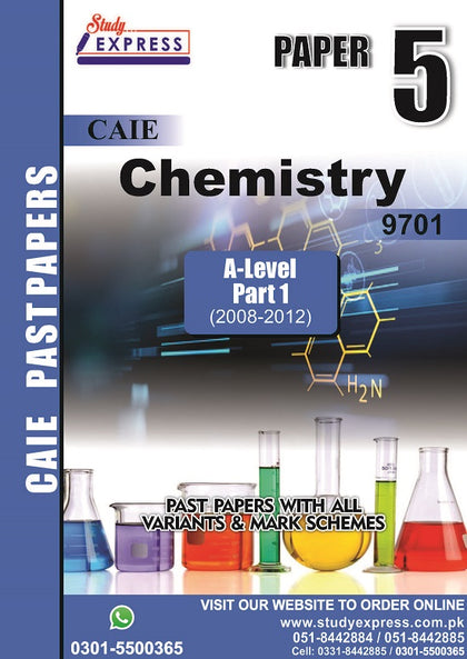 Chemistry 9701 P5 Past Papers Part 1 (2010-2015)
