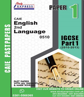 English 2nd Language 0510 P1 Past Paper Part 1 (2010-2013)